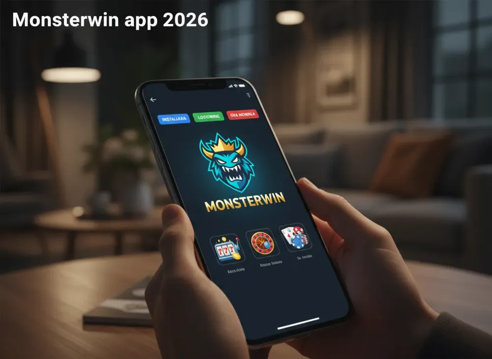 Monsterwin app 2026 – instalacja, logowanie i gra mobilna